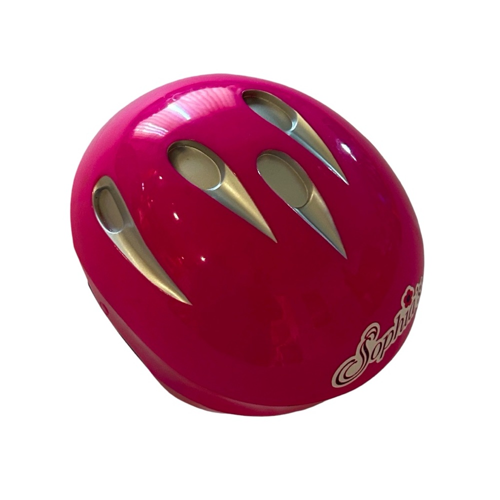 Sophia's Pink Helmet  18" Doll scooter biker protection GUC